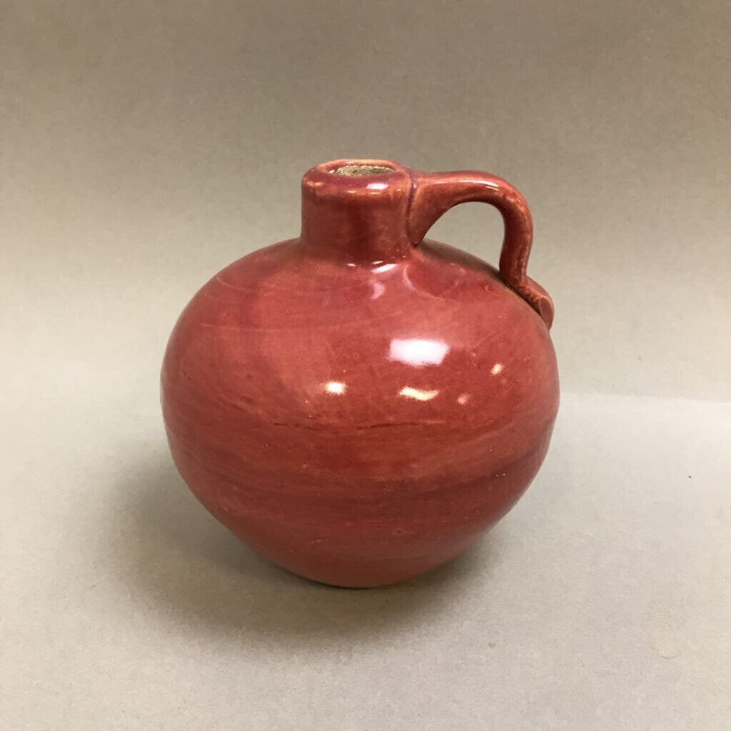 Pink Stoneware Pottery Jug (~5