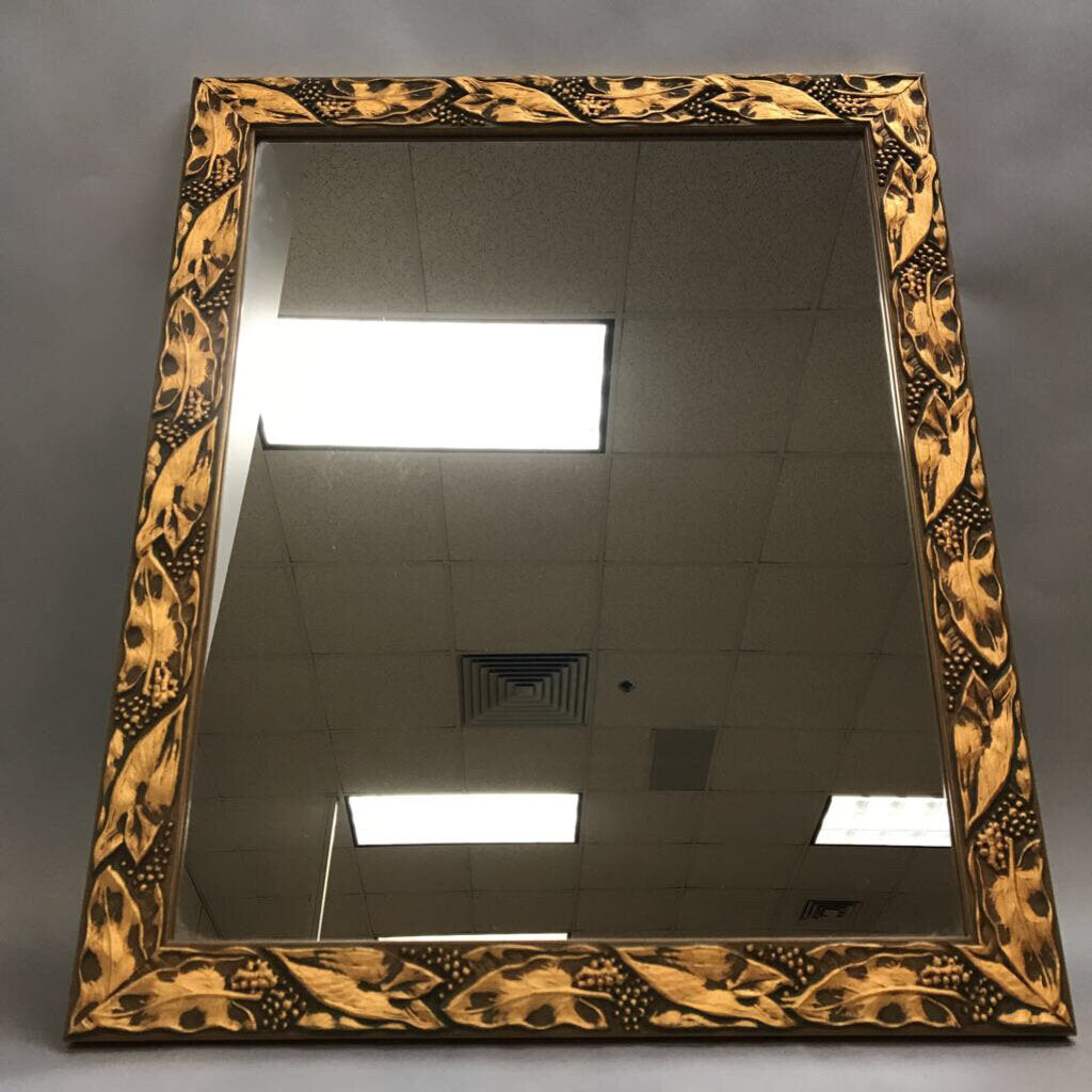 Gold Framed Mirror (23x19)