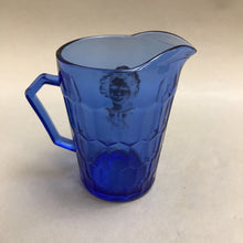 Load image into Gallery viewer, Cobalt Blue Glass Shirley Temple Pitcher (~4.5&quot;)
