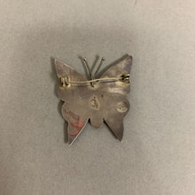 Load image into Gallery viewer, Vintage Taxco Mexico Sterling Abalone Inlay Butterfly Brooch Pin (1.75&quot;)
