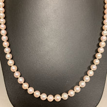 Load image into Gallery viewer, Bennett Brothers Cultured Pearl !4K White Gold Clasp 24&quot; Necklace (31.1g)
