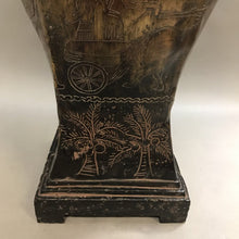 Load image into Gallery viewer, Etched Copper-look Table Lamp (36&quot;)
