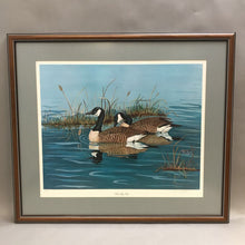 Load image into Gallery viewer, Framed Print, &quot;Side by Side&quot; Ducks in Lake; Paul David Schiffbauer (24x27.5)
