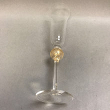 Load image into Gallery viewer, Murano Cenedese Vetri Champagne Flute Gold Glass Ball (10&quot;)
