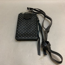 Load image into Gallery viewer, Aimee Kestenberg Black Leather Studded Out of Office Crossbody Bag Purse (7x5x1&quot;)
