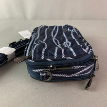 Load image into Gallery viewer, Lug Nautical Navy Roundabout Convertible Crossbody Bag Purse (6x9x2&quot;)
