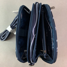 Load image into Gallery viewer, Lug Nautical Navy Roundabout Convertible Crossbody Bag Purse (6x9x2&quot;)
