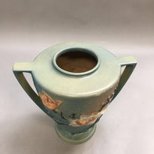 Load image into Gallery viewer, Roseville Pottery Magnolia 94-9 / Handled Vase 1940’s - Made in USA (9&quot;)(As Is)
