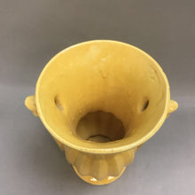 Load image into Gallery viewer, Vintage McCoy Pottery Yellow Glazed Handled Vase (8&quot;)
