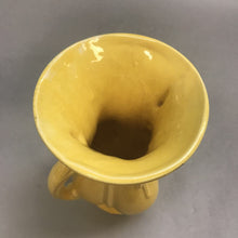 Load image into Gallery viewer, Vintage McCoy Pottery Yellow Glazed Handled Vase (9&quot;)
