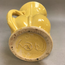 Load image into Gallery viewer, Vintage McCoy Pottery Yellow Glazed Handled Vase (9&quot;)
