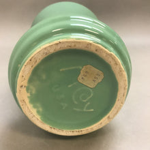 Load image into Gallery viewer, Vintage McCoy Pottery Green Glazed Vase (8.5&quot;)
