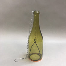 Load image into Gallery viewer, Hanging Wine Bottle Votive Light (10&quot;)
