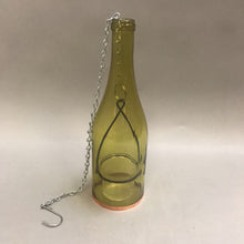 Load image into Gallery viewer, Hanging Wine Bottle Votive Light (10&quot;)
