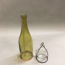 Load image into Gallery viewer, Hanging Wine Bottle Votive Light (10&quot;)
