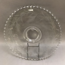 Load image into Gallery viewer, Vintage Imperial Glass Etched Candlewick Serving Plate (15&quot;)
