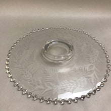 Load image into Gallery viewer, Vintage Imperial Glass Etched Candlewick Serving Plate (15&quot;)
