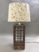 Load image into Gallery viewer, Bamboo Wicker Table Lamp (27&quot;)
