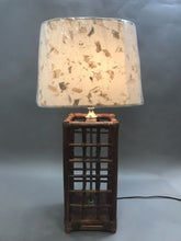 Load image into Gallery viewer, Bamboo Wicker Table Lamp (27&quot;)
