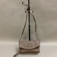 Load image into Gallery viewer, Nine West Gray Faux Leather Foldover Crossbody Bag Purse (5x8.5&quot;)
