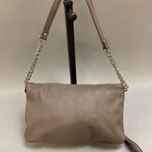 Load image into Gallery viewer, Nine West Gray Faux Leather Foldover Crossbody Bag Purse (5x8.5&quot;)
