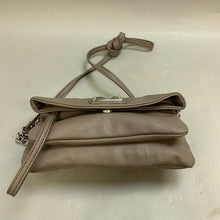 Load image into Gallery viewer, Nine West Gray Faux Leather Foldover Crossbody Bag Purse (5x8.5&quot;)
