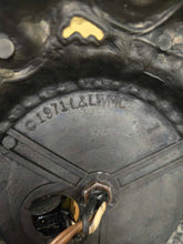 Load image into Gallery viewer, Electric GWTW Parlor Lamp, Painted Floral Scene (~24x14x14)
