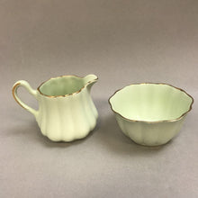 Load image into Gallery viewer, Royal Stuart Green Cream &amp; Sugar Set (2.5&quot;)
