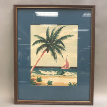 Load image into Gallery viewer, Framed Tropical Print (21x17)
