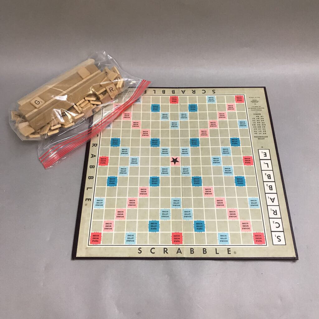 Vintage Scrabble Board good 1948 Selchow & Righter Co. Printed In USA Original