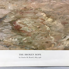 Load image into Gallery viewer, The Broken Rope Print - Charles M. Russel; Cowboy &amp; Horses Scene (20x28)
