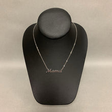 Load image into Gallery viewer, Mooncalf Handmade Stainless Steel Mama Nameplate Necklace
