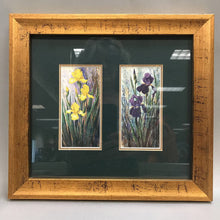 Load image into Gallery viewer, Gold Framed Double Mini Iris Print (11x12)
