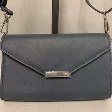 Load image into Gallery viewer, Save the Girls Navy Faux Leather Phone Crossbody Purse (5x8x1.5&quot;)
