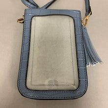 Load image into Gallery viewer, Mellow World Blue Faux Leather Croc Phone Crossbody Purse (7x5&quot;)
