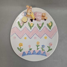 Load image into Gallery viewer, Fitz &amp; Floyd Bunny Rabbit Easter Plate (8x7)
