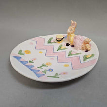 Load image into Gallery viewer, Fitz &amp; Floyd Bunny Rabbit Easter Plate (8x7)
