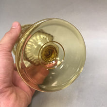 Load image into Gallery viewer, Adams &amp; Co Wildflower Amber Glass Water Goblet (6&quot;)
