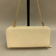 Load image into Gallery viewer, Cream Faux Leather Chain Strap Phone Crossbody Purse (4.5x8.5&quot;)
