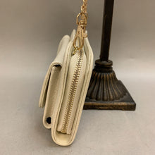 Load image into Gallery viewer, Cream Faux Leather Chain Strap Phone Crossbody Purse (4.5x8.5&quot;)
