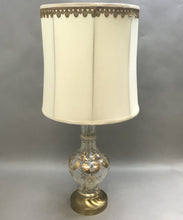 Load image into Gallery viewer, Gilded Crackle Glass Accent Lamp (31&quot;)
