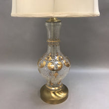 Load image into Gallery viewer, Gilded Crackle Glass Accent Lamp (31&quot;)
