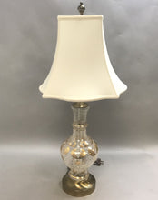 Load image into Gallery viewer, Gilded Crackle Glass Acccent Lamp (31&quot;)
