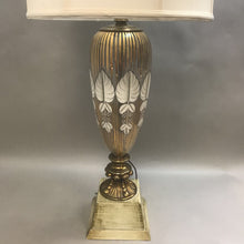 Load image into Gallery viewer, Golden Stripe Glass Table Lamp (38&quot;)
