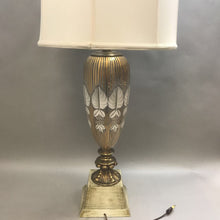 Load image into Gallery viewer, Golden Stripe Glass Table Lamp (38&quot;)
