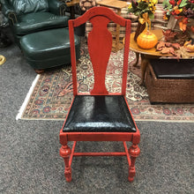 Load image into Gallery viewer, Red Wood Chair (41x18x19)
