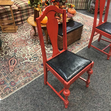 Load image into Gallery viewer, Red Wood Chair (41x18x19)
