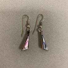 Load image into Gallery viewer, Alpaca Mexican Silver Abalone Drop Earrings
