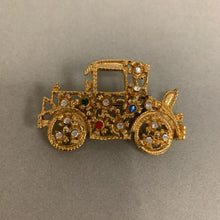 Load image into Gallery viewer, Vintage Rhinestone Model T Ford Brooch Pin (2&quot;)
