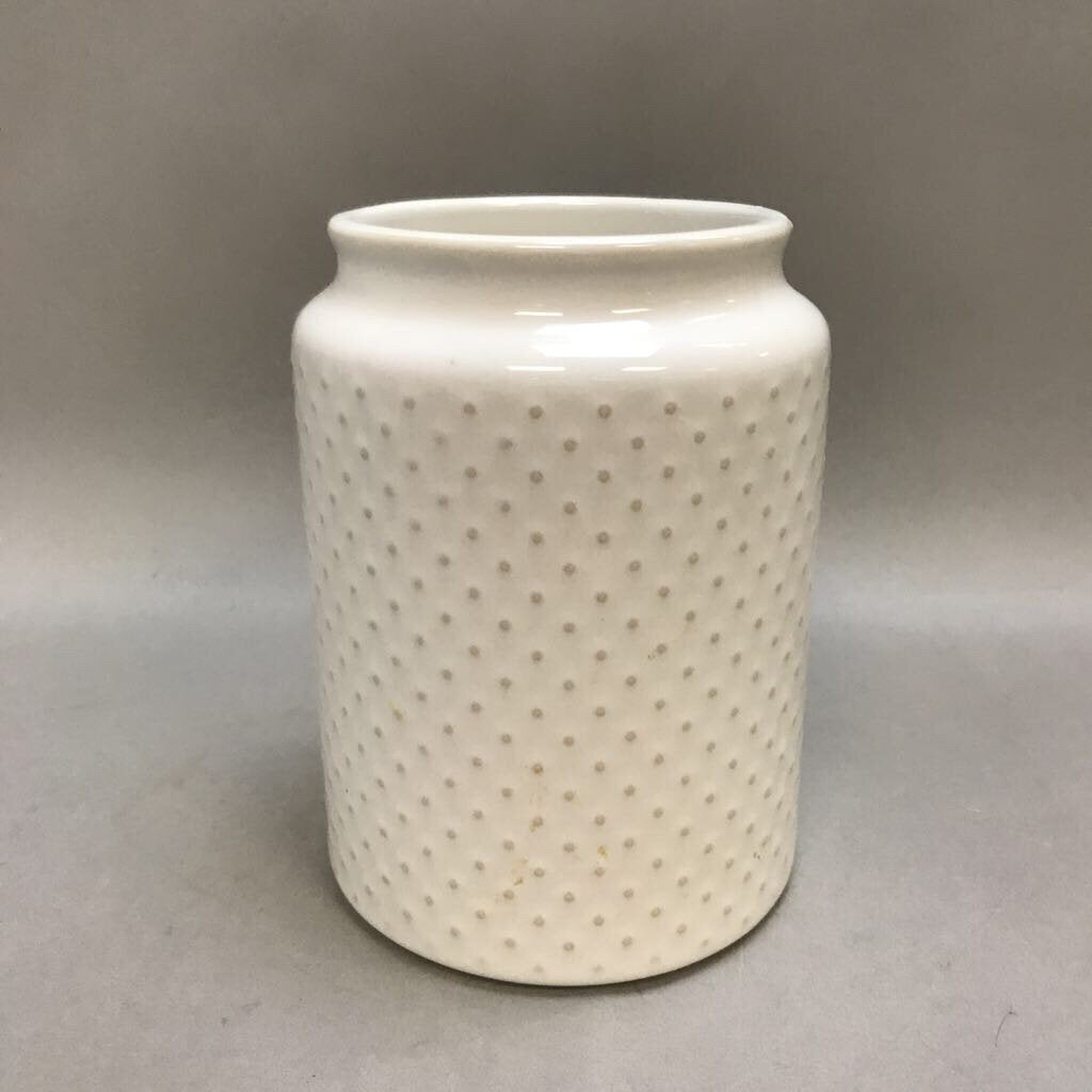 White Ceramic Milk Pail Pot (7